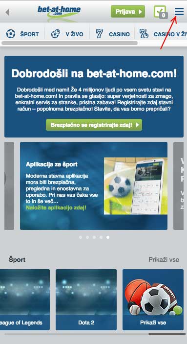 bet at home mobile