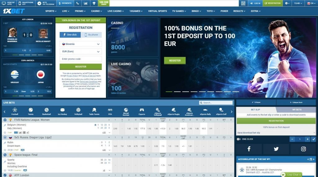 1xbet