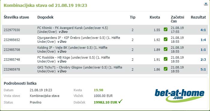 e stave bet at home