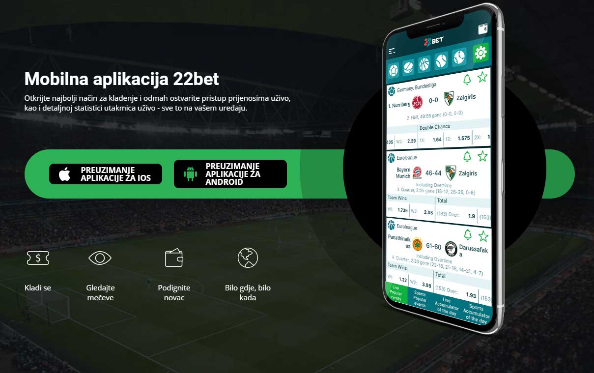 22bet aplikacija