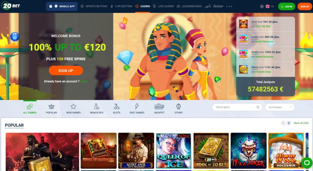 20bet casino