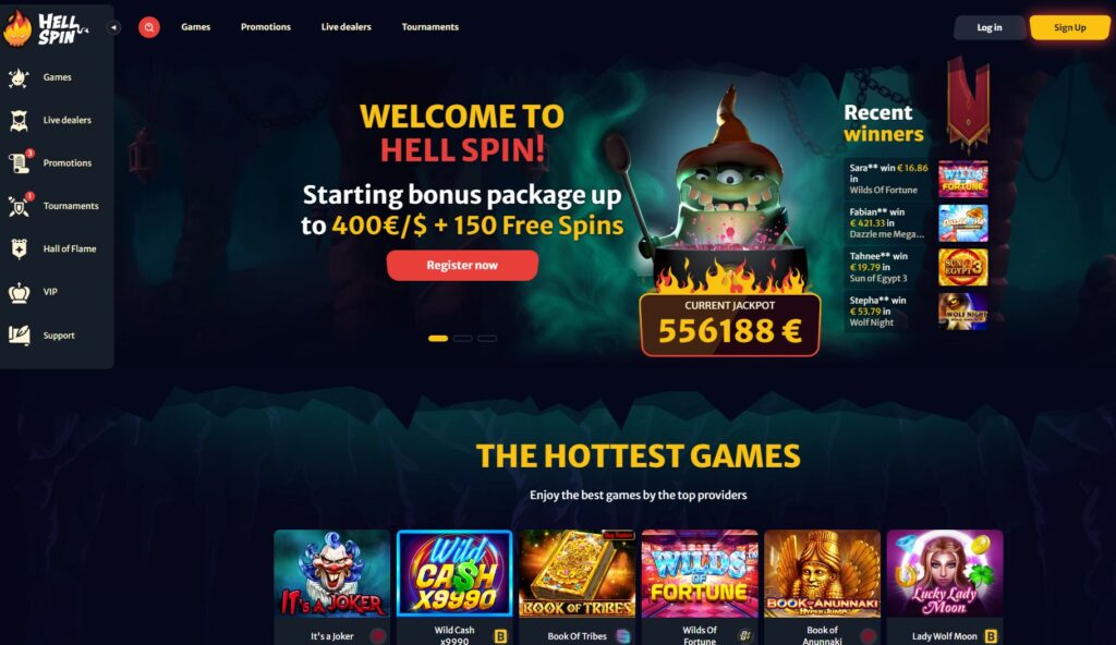 hell spin casino
