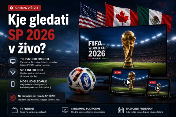 Kje gledati SP 2026 v živo